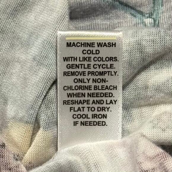 Cato Top Floral Cottage Boho Romantic Feminine Prairie Tie Front Gray Size 26/28 - Picture 5 of 6